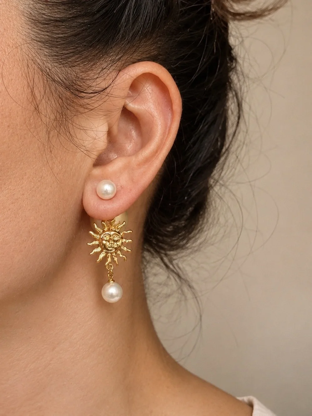 Anthropologie elegant gold